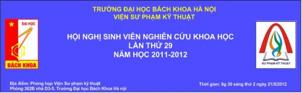 Hội nghị Nghiên cứu khoa học sinh viên lần thứ 29