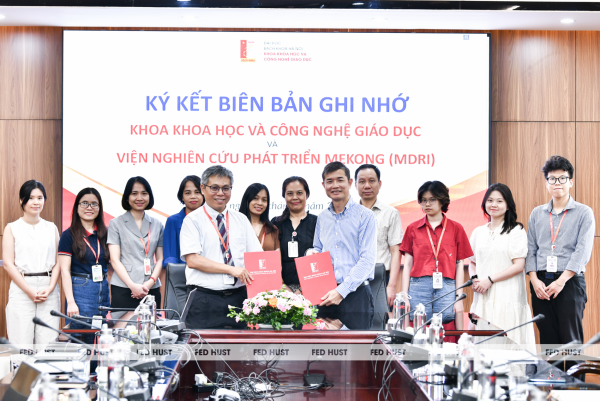Buổi lễ ký kết "Thỏa thuận hợp tác với Viện Nghiên cứu Phát triển Mekong (Mekong Development Research Institute – MDRI)"