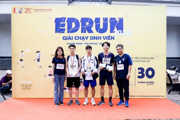 GIẢI CHẠY SINH VIÊN EDRUN 2022 KỶ NIỆM 25 NĂM THÀNH LẬP VIỆN SƯ PHẠM KỸ THUẬT